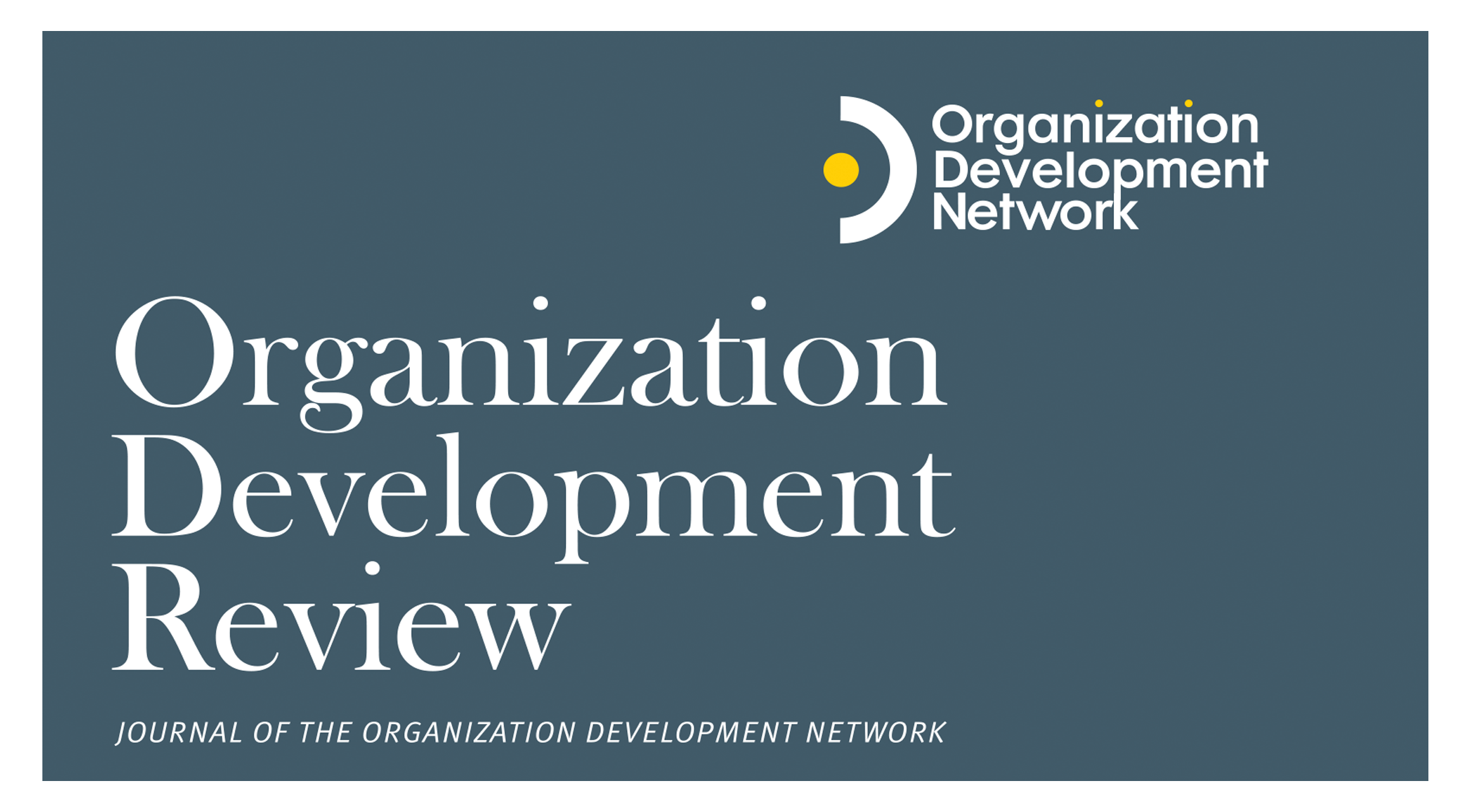 Organization Development Review, Summer 2021